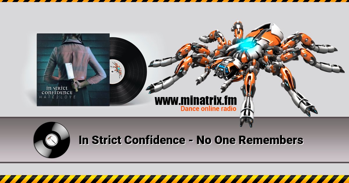 In Strict Confidence - No One Remembers In Strict Confidence - No One Remembers скачать бесплатно
