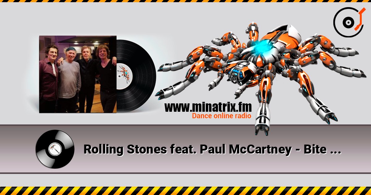 Rolling Stones feat. Paul McCartney - Bite My Head Off слушать онлайн в высоком качестве | Minatrix.FM