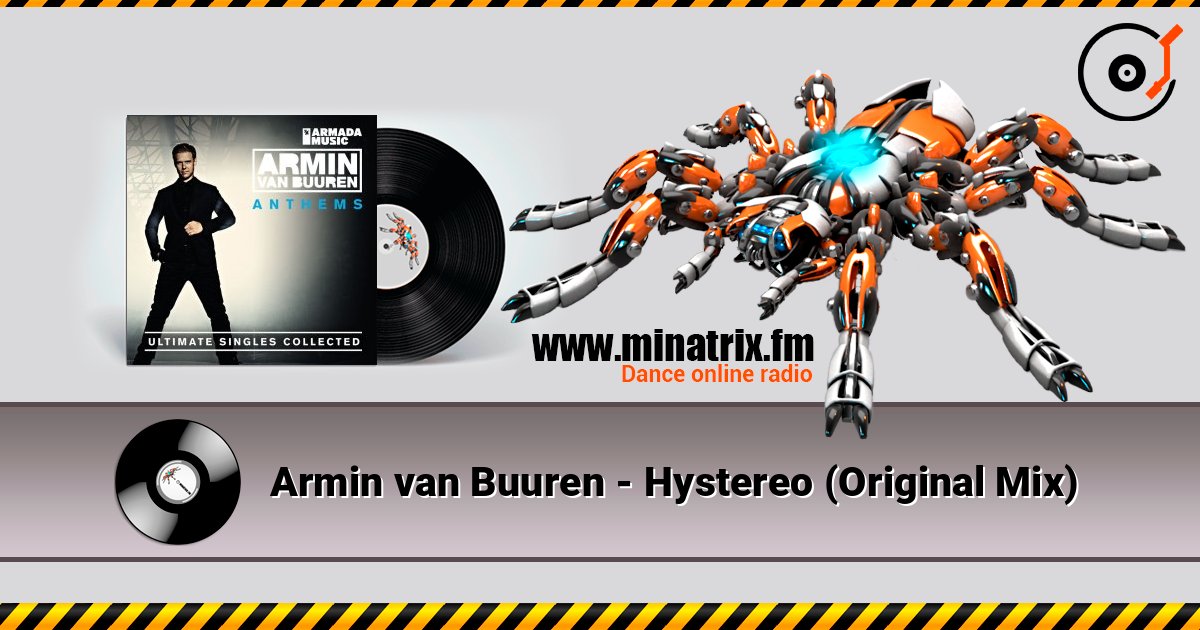 Armin van Buuren - Hystereo (Original Mix) écouter en ligne en haute qualité | Minatrix.FM