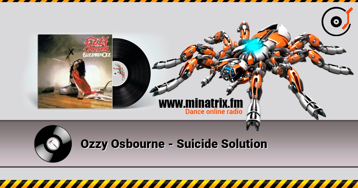 Ozzy Osbourne - Suicide Solution слушать онлайн в высоком качестве | Minatrix.FM