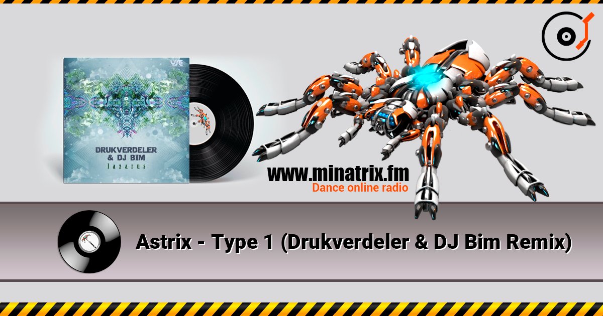 Astrix - Type 1 (Drukverdeler & DJ Bim Remix) слушать онлайн в высоком качестве | Minatrix.FM