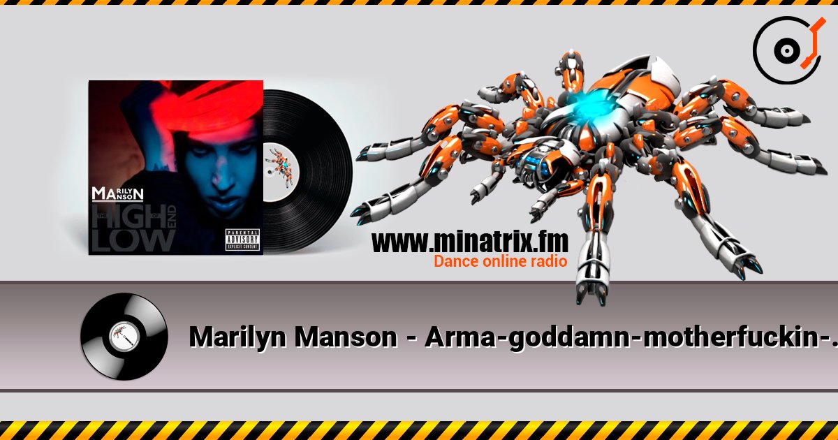 Marilyn Manson - Arma-goddamn-motherfuckin-geddon слушать онлайн в высоком качестве | Minatrix.FM