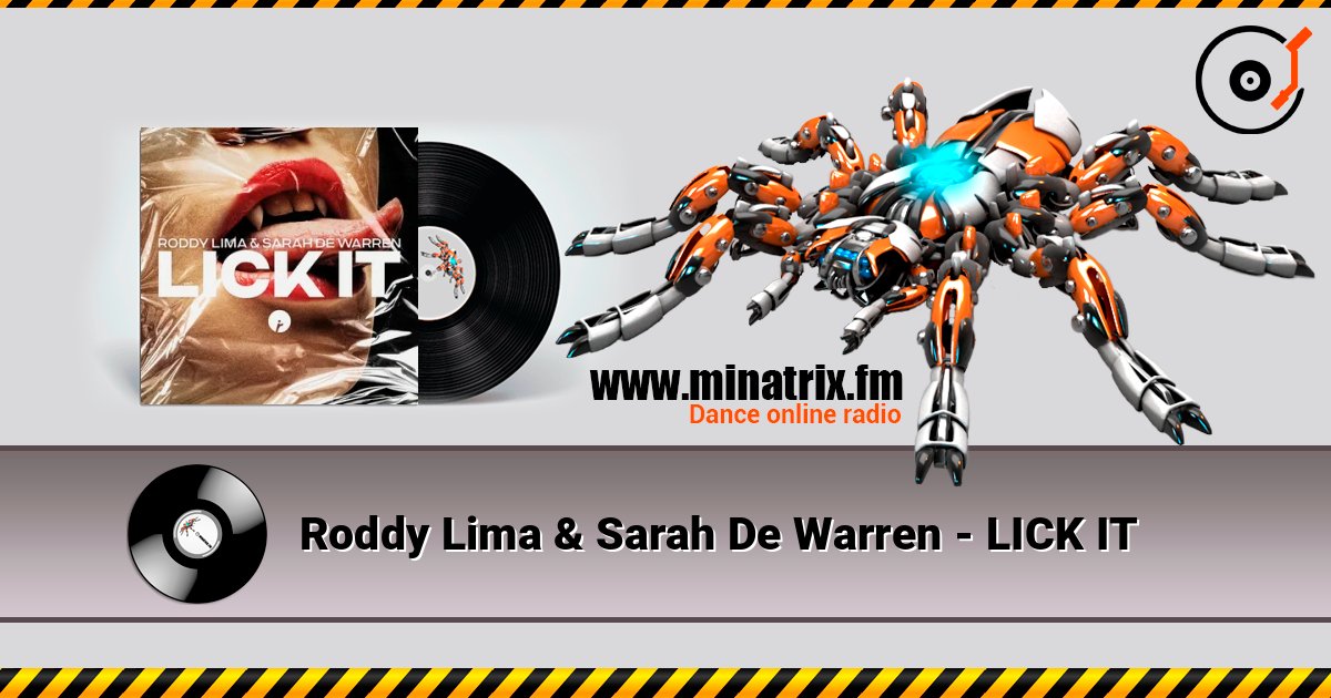 Roddy Lima & Sarah De Warren - LICK IT слушать онлайн в высоком качестве | Minatrix.FM