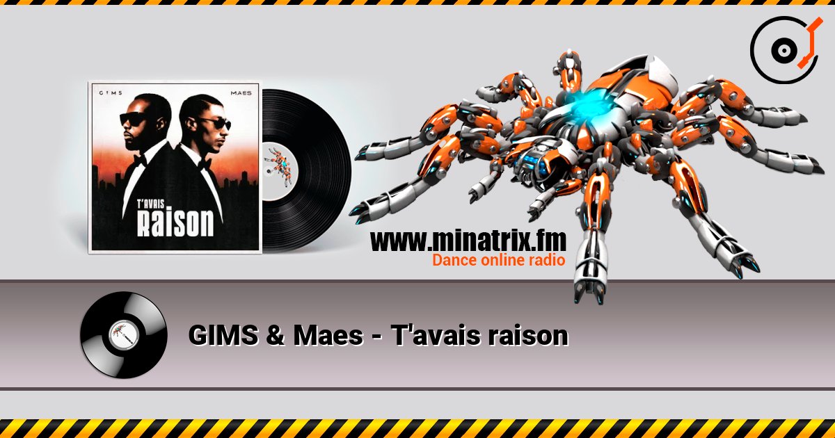 GIMS & Maes - T'avais raison online in hoher Qualität hören | Minatrix.FM