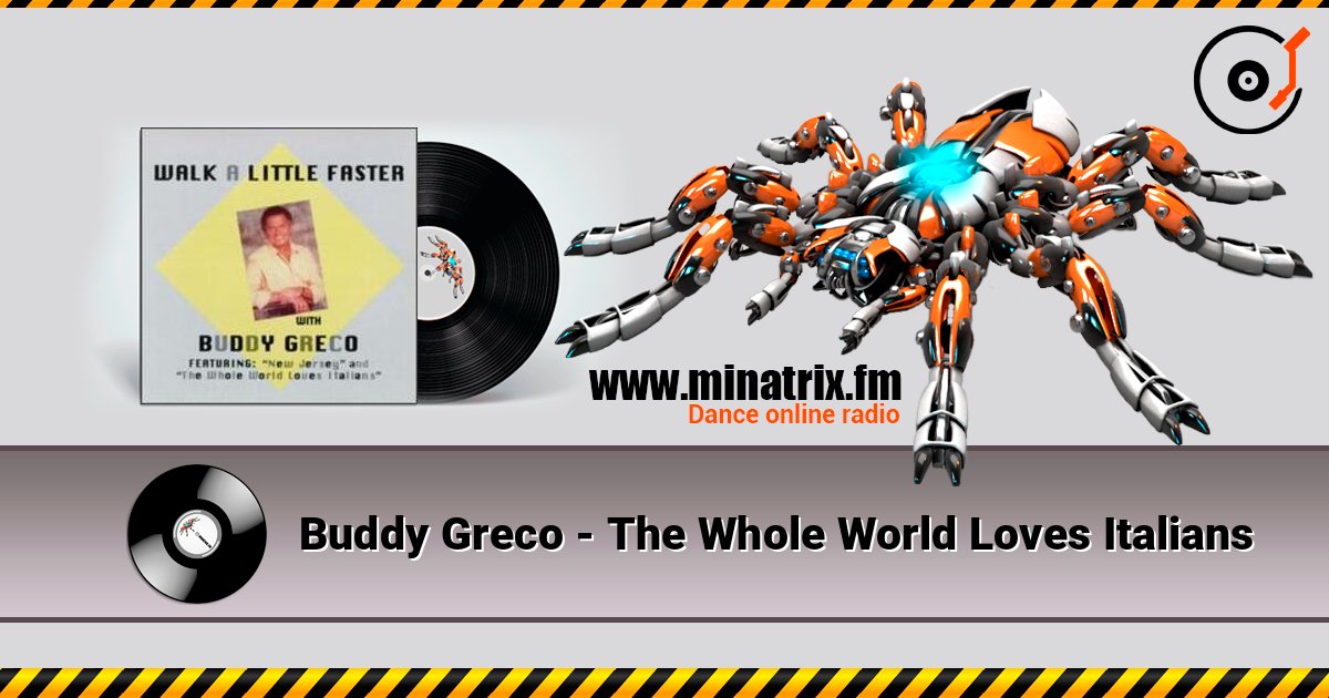 Buddy Greco - The Whole World Loves Italians слушать онлайн в высоком качестве | Minatrix.FM