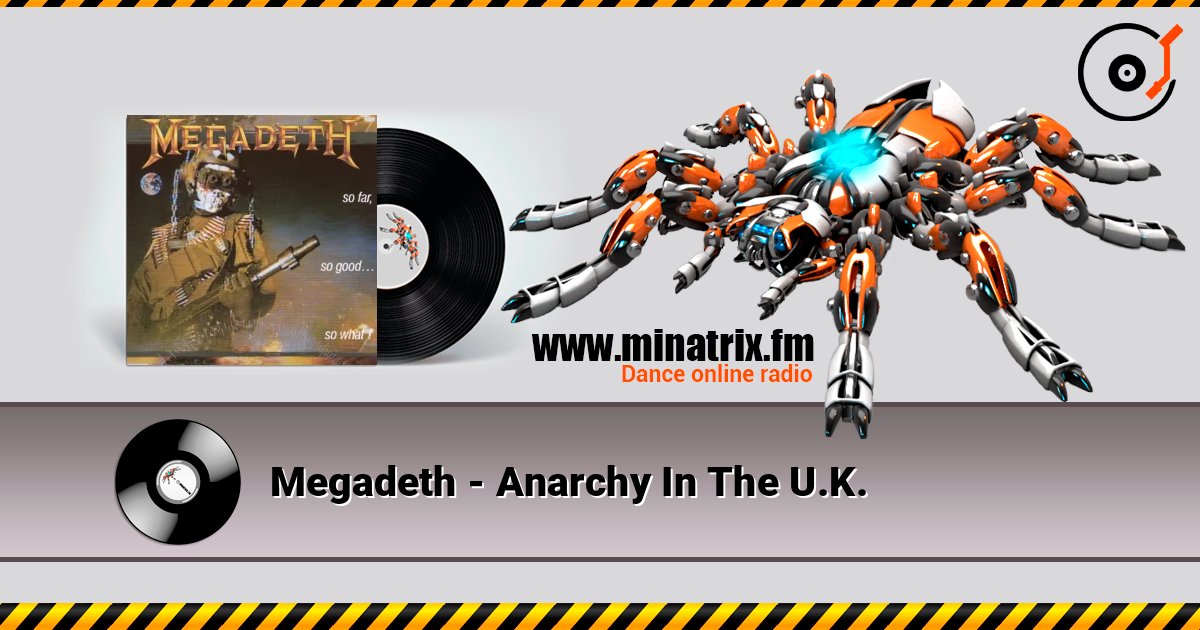 Megadeth - Anarchy In The U.K. слушать онлайн в высоком качестве | Minatrix.FM