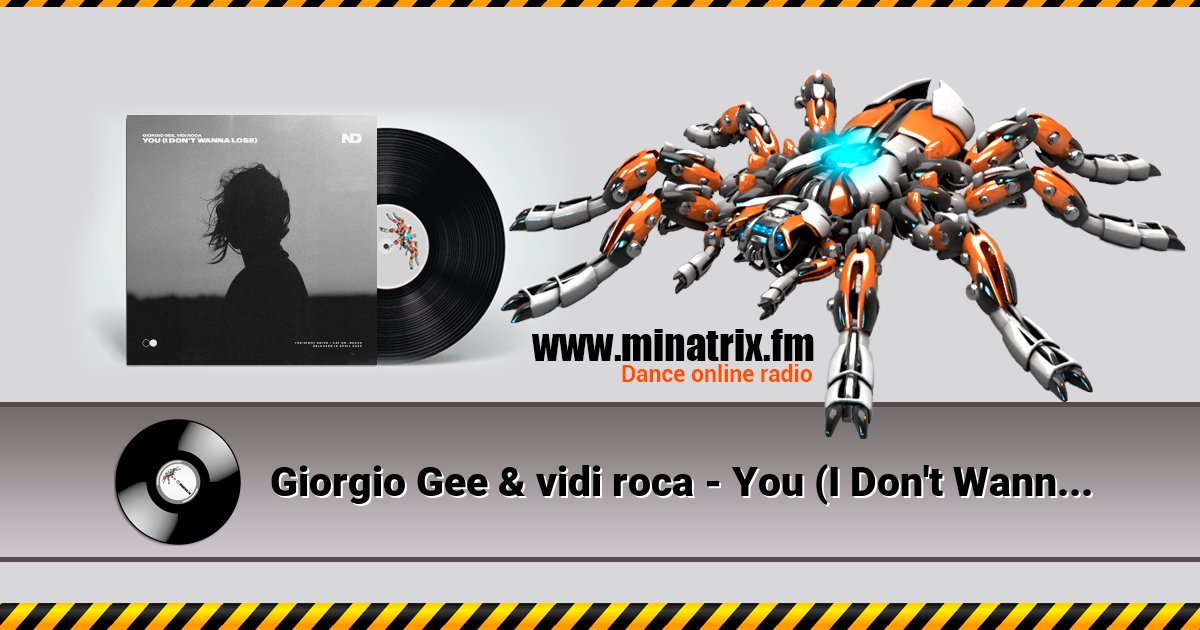 Giorgio Gee & vidi roca - You (I Don't Wanna Lose) Giorgio Gee & vidi roca - You (I Don't Wanna Lose) скачать бесплатно