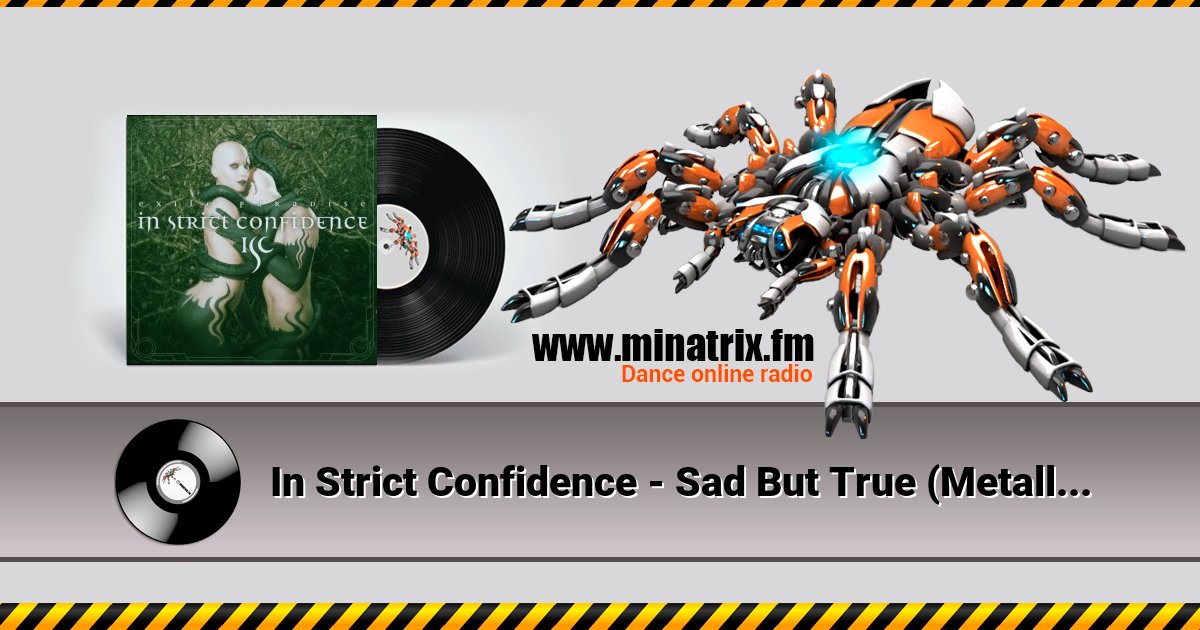 In Strict Confidence - Sad But True (Metallica Mix) In Strict Confidence - Sad But True (Metallica Mix) скачать бесплатно