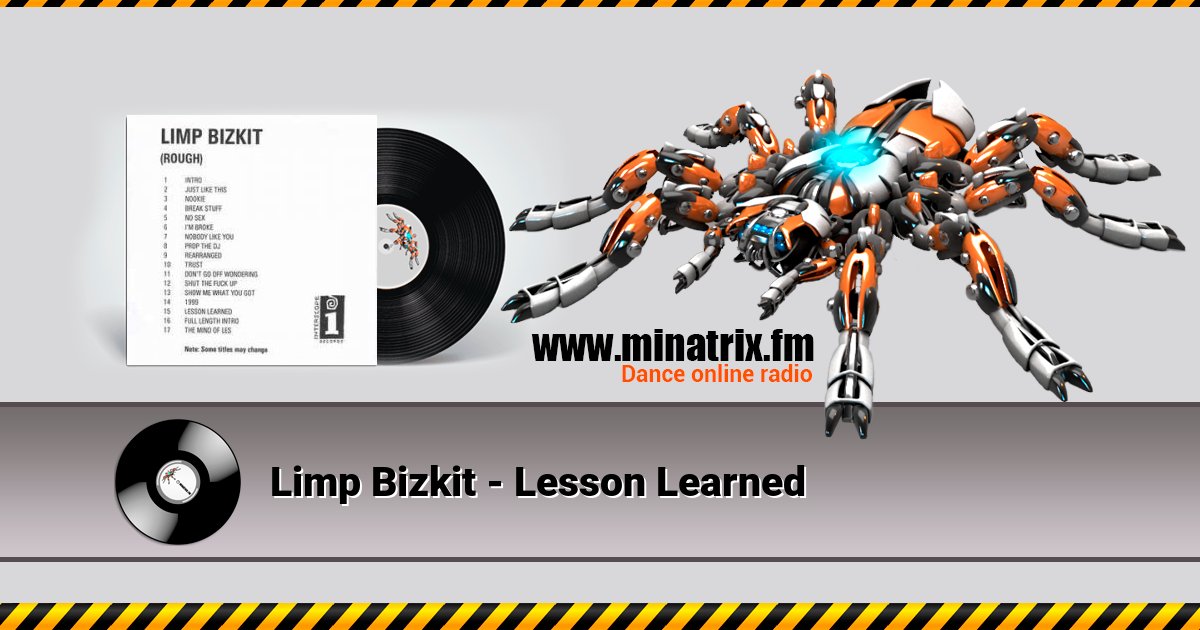 Limp Bizkit - Lesson Learned Limp Bizkit - Lesson Learned скачать бесплатно