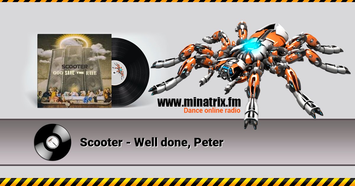 Scooter - Well done, Peter Scooter - Well done, Peter скачать бесплатно