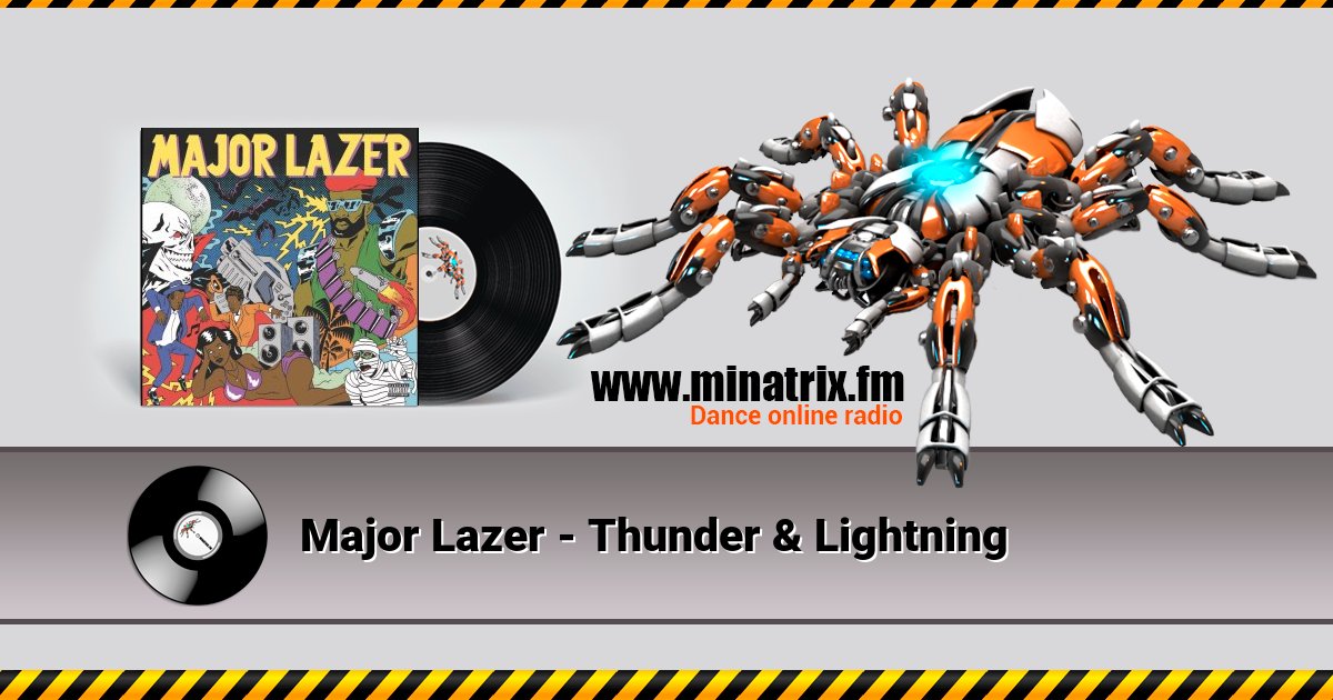 Major Lazer - Thunder & Lightning Major Lazer - Thunder & Lightning скачать бесплатно