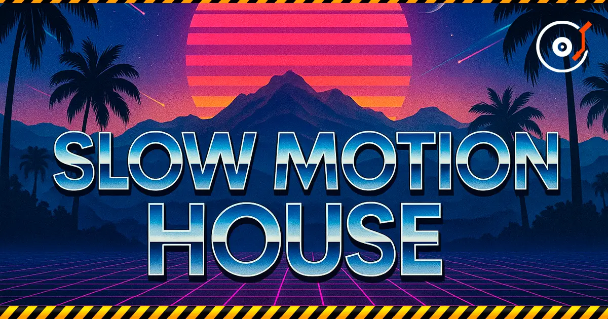 Slow Motion House — «chug», meditación balear y groove cálido a 90–108 BPM