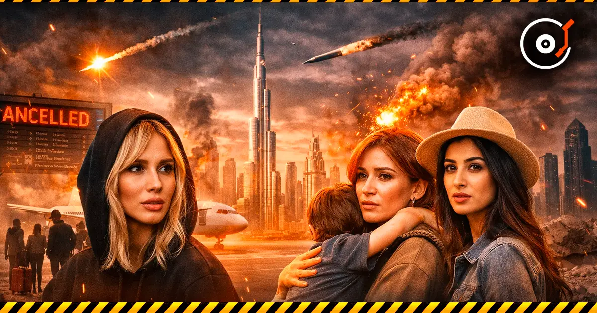 Зірки застрягли в Дубаї через ракетні атаки та скасування рейсів.
