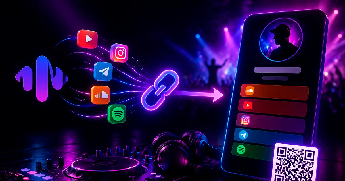 Новое обновление Minatrix.FM: все ваши соцсети — в одной ссылке